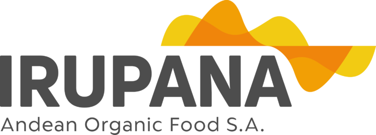 Irupana logo featuring mountain elements, symbolizing the rich Andean heritage and the origin of premium quinoa.